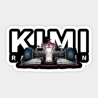 Vintage Kimi Raikkonen No 7 Sport Car Racing Sticker